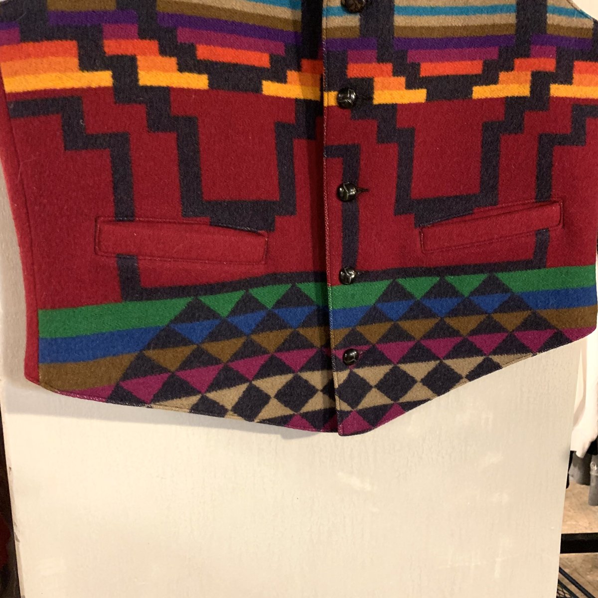 90s PENDLETON ウールベスト ネイティブ柄 USA製 ペンドルトン 90s PENDLETON ウールベスト ネイティブ柄 USA製 ペンドルトン