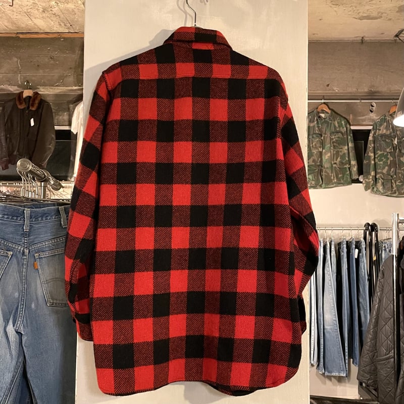 PILGRIM 50s ヴィンテージ ウールシャツ 50s PILGRIM Vintage Wool Shirt DEAD STOCK オープンカ