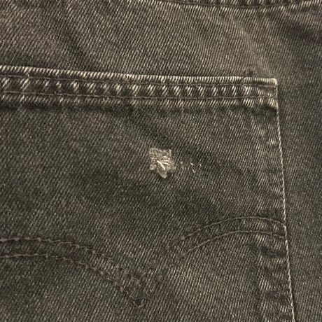 90s　Levi's 40550 4159　リーバイス 550　ブラックデニムパンツ　40×29　USA製　1997年　(S5414)