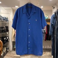POLO RALPH LAUREN S/S オープンカラーシャツ ラルフローレン Size X