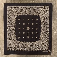 Bandana　ヴィンテージバンダナ　黒　USA製