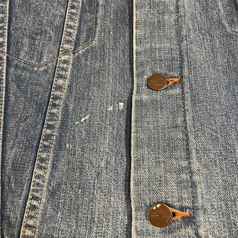 70s MAVERICK デニムジャケット USA製 Size 46 マーベリック 70s MAVERICK デニムジャケット USA製 Size 46 マーベリック