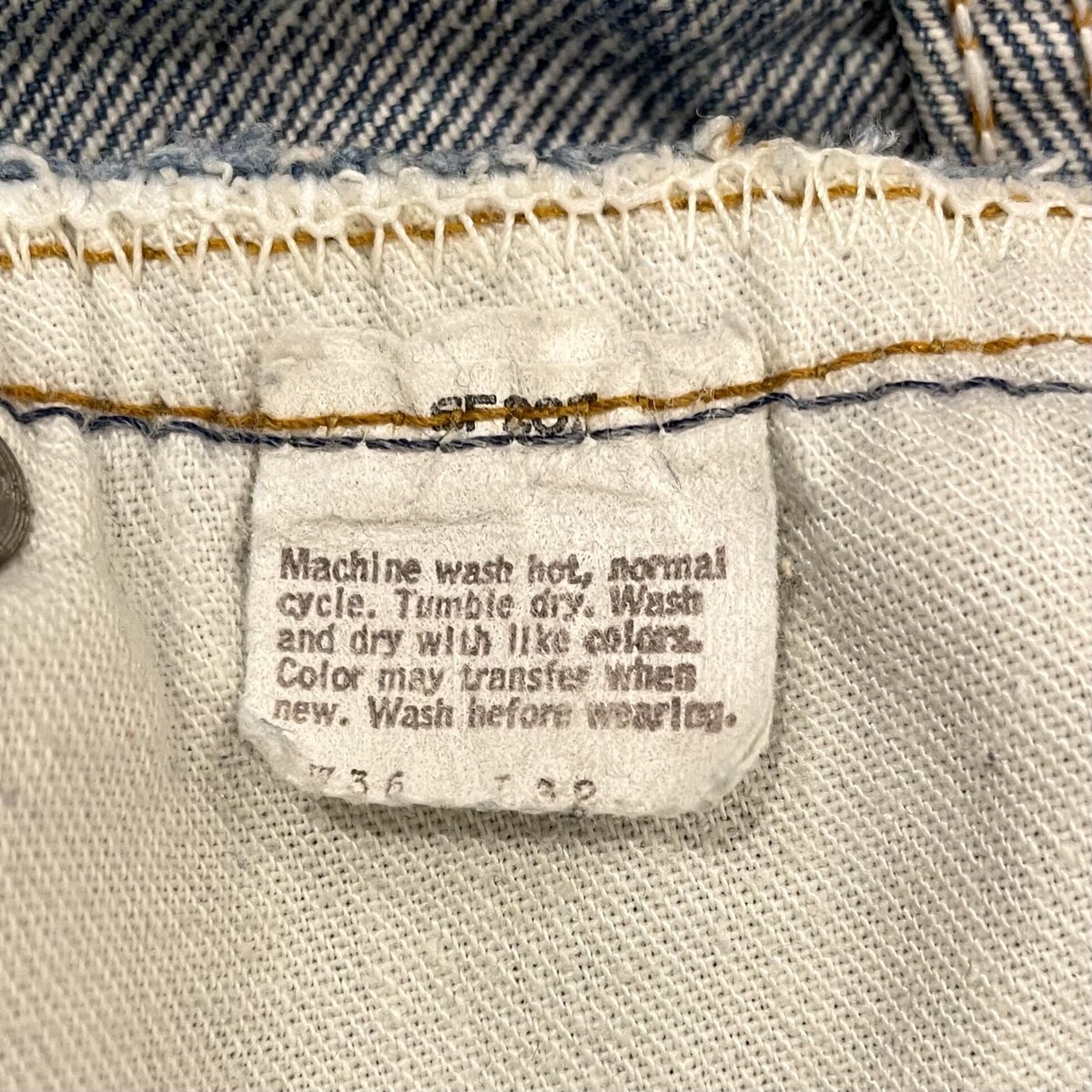 Levi's 501 80年代 リーバイス501 内股シングル USA製 1984年 Levi's 501 80年代 リーバイス501 内股シングル USA製 1984年