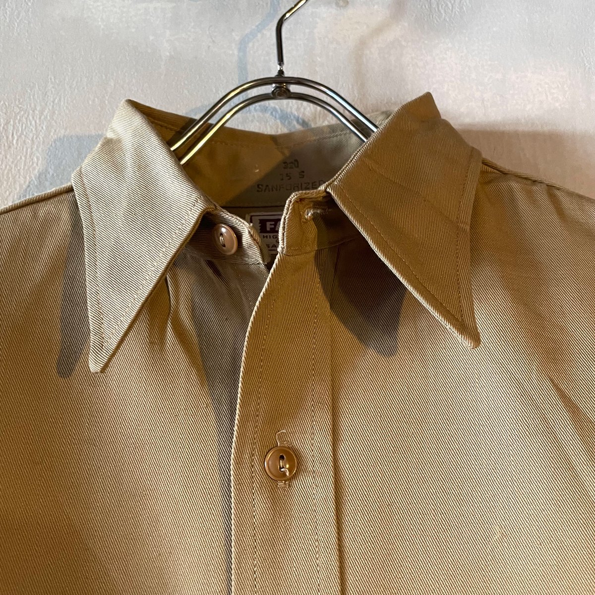 50s FARAH Vintage Work Shirt DEAD STOCK ワークシャツ 