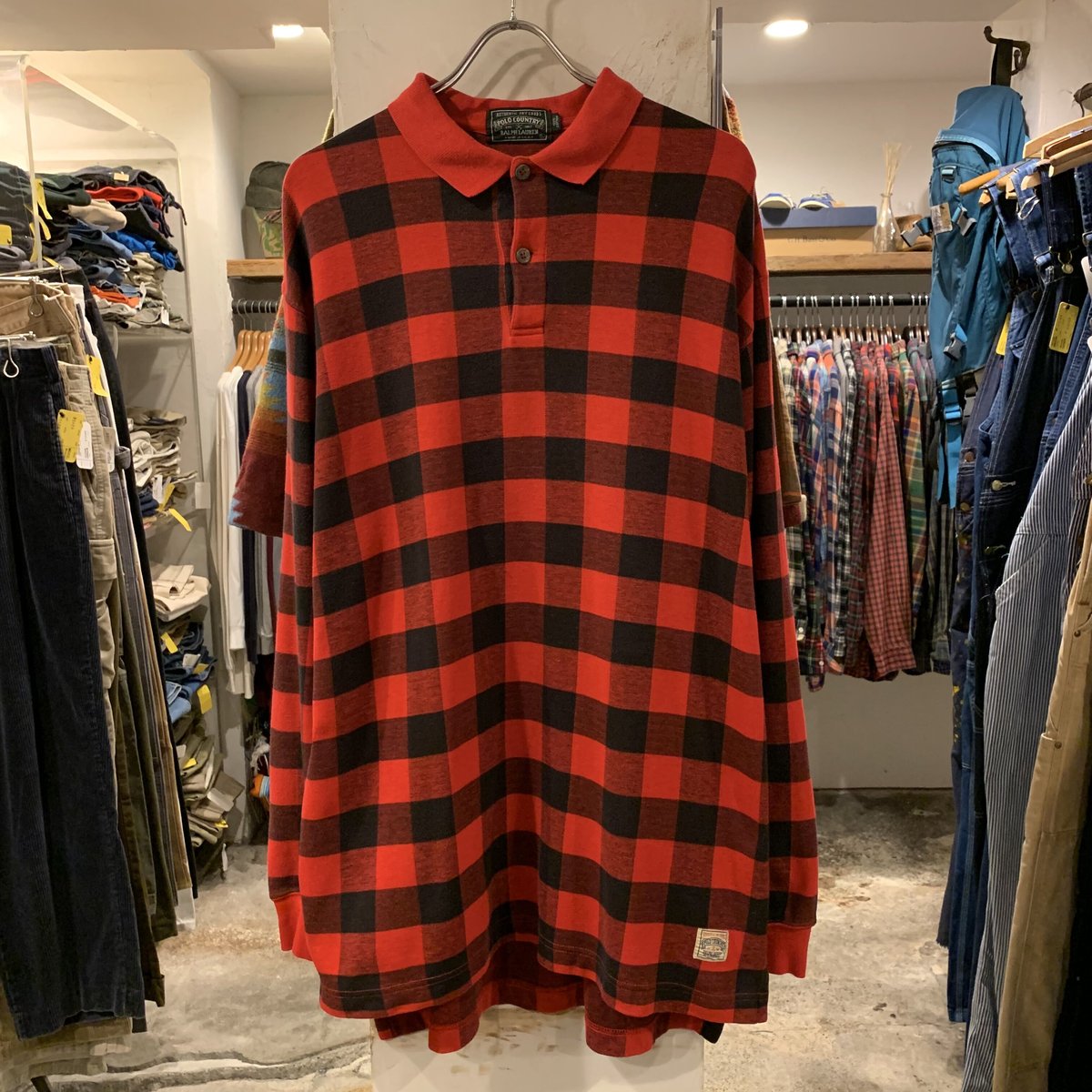 90s POLO COUNTRY L/Sポロシャツ ラルフローレン ポロカントリー 90s POLO COUNTRY L/Sポロシャツ ラルフローレン ポロカントリー