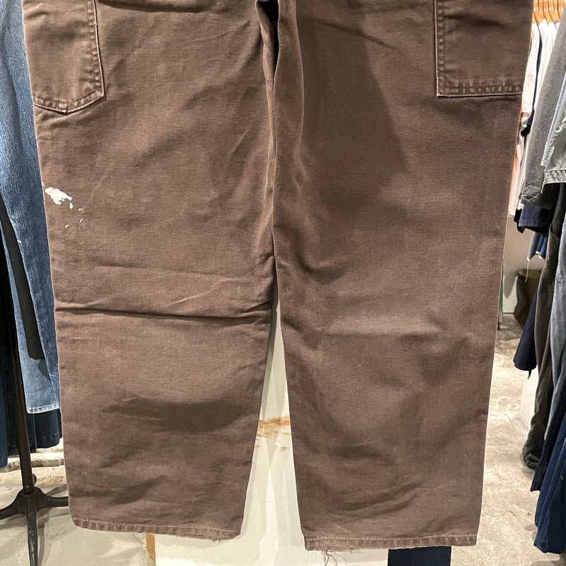 Carhartt ダック地ペインターパンツ ダークブラウン 雰囲気系