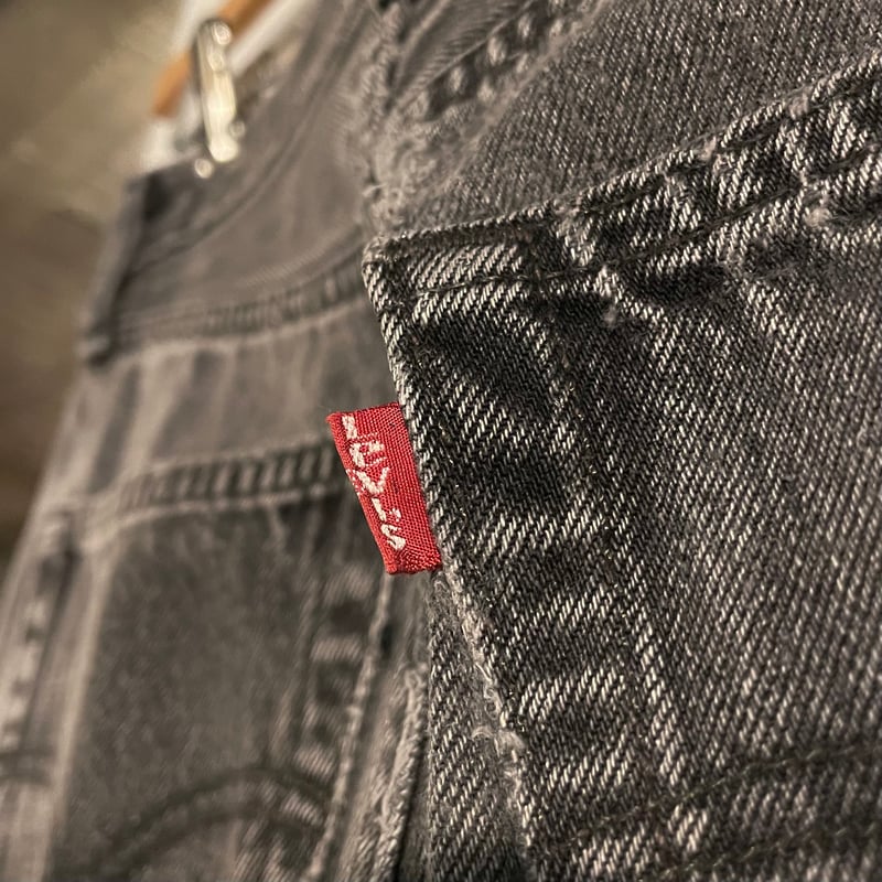 90s Levi's 501 後染め ブラックデニムパンツ 31×34 USA製 1996