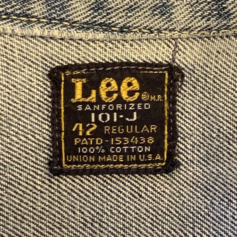 70s Lee 101-J デニムジャケット UNION MADE IN USA (S205 70s Lee 101-J デニムジャケット UNION MADE IN USA (S205