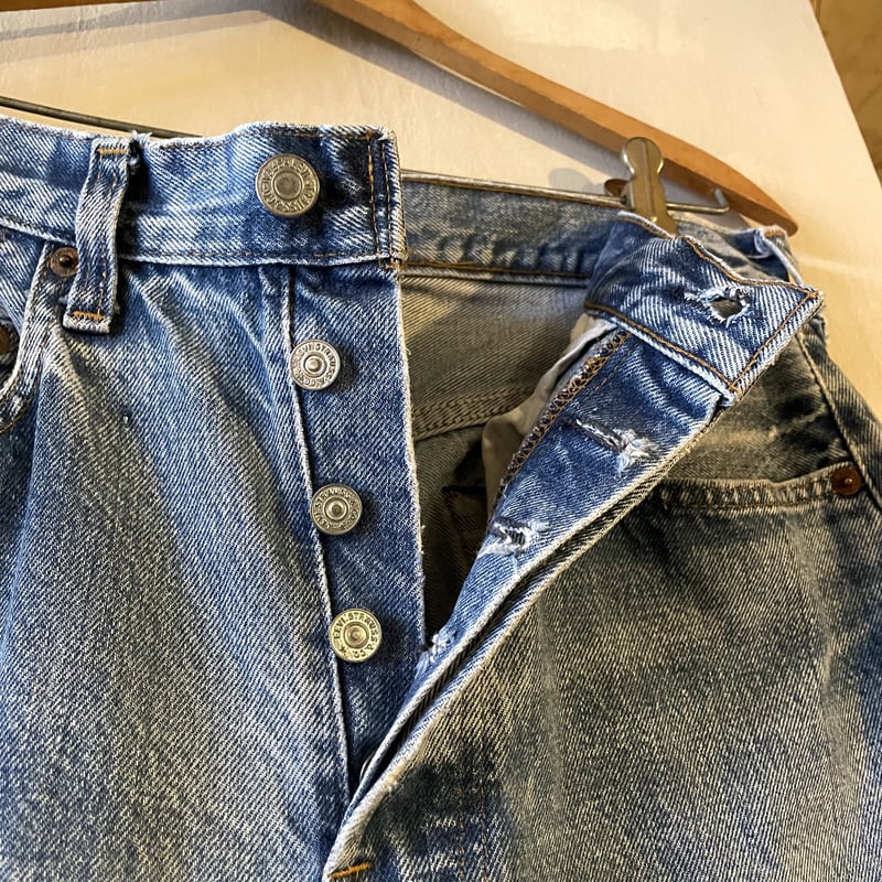 80s Levi's 501 赤耳 32×31 リーバイス デニムパンツ ボタン裏524 ヴィ...