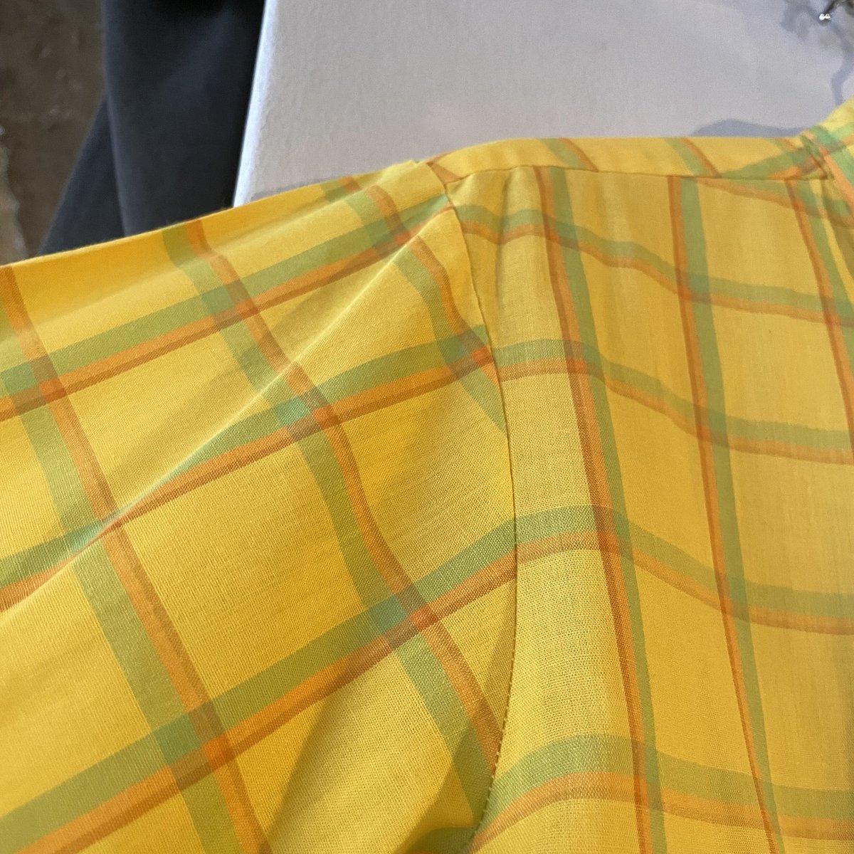 た*ん様 60s PENNY'S TOWNCRAFT ヴィンテージ チェックシャ 60s Penneys TOWNCRAFT Shadow Plaid Rayon Box Shirt (L