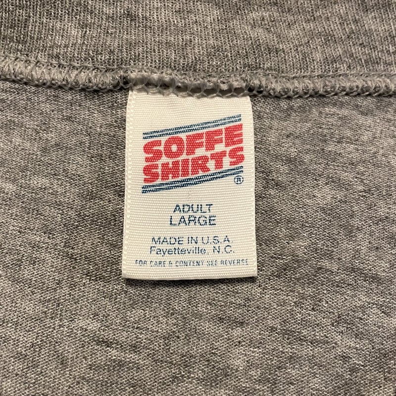 90's U.S.M.C. 油性プリント 霜降りグレー 袖シングル Teeシャツ 90's U.S.M.C. 油性プリント 霜降りグレー 袖シングル Teeシャツ