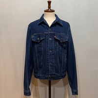 80s　Levi’s 71506-0216　デニムジャケット　USA製　42 LONG　濃紺　リーバイス　(S5312)