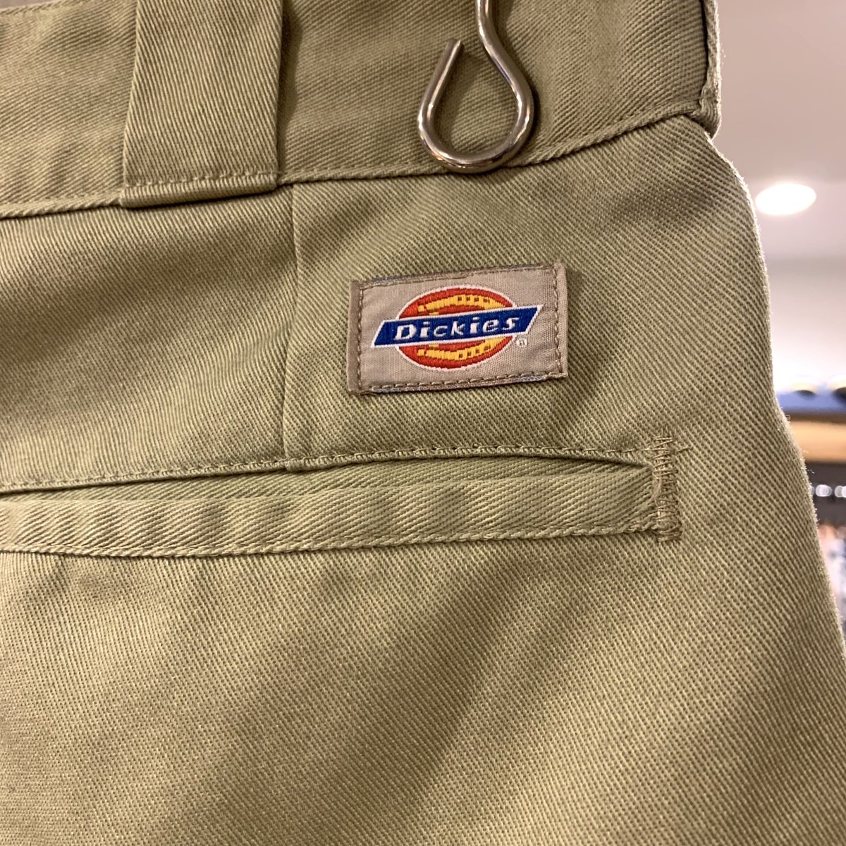 90s Dickies874 ワークパンツ ディッキーズ ベージュ USA製 (S3214)