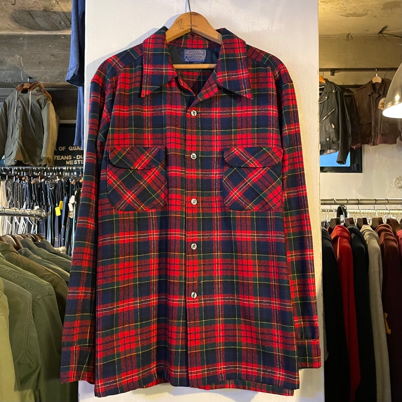 70s PENDLETON Wool Shirt USA製 ウールシャツ ボックスシルエット