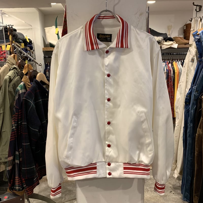 80s Swingster ナイロンスタジャン 襟付き DEADSTOCK スウィングスター 