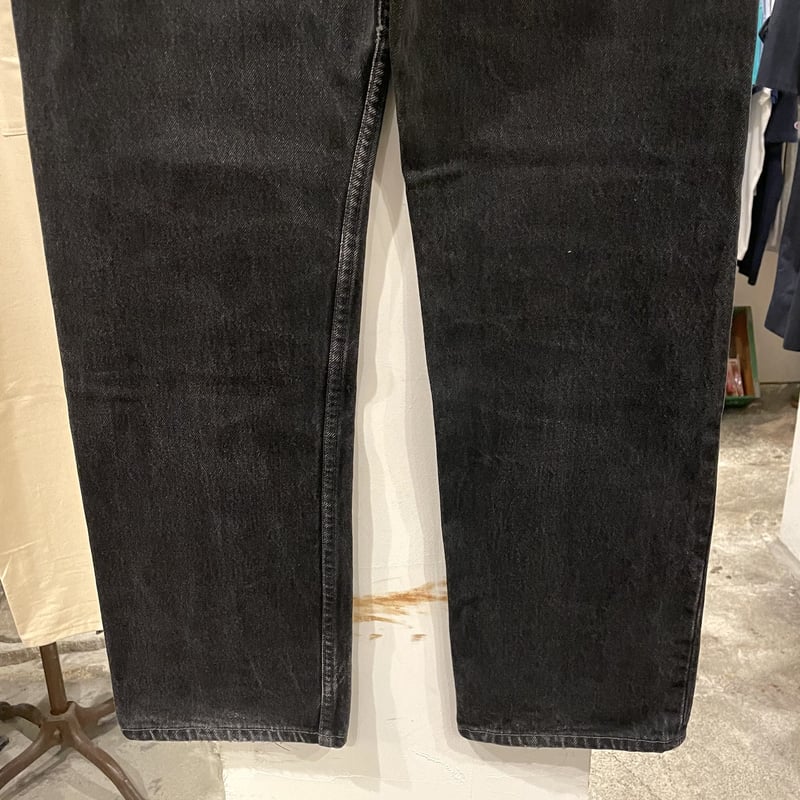 Levi's 501 90年代 リーバイス501 後染めブラックデニムパンツ Levi's 501 90年代 リーバイス501 後染めブラックデニムパンツ