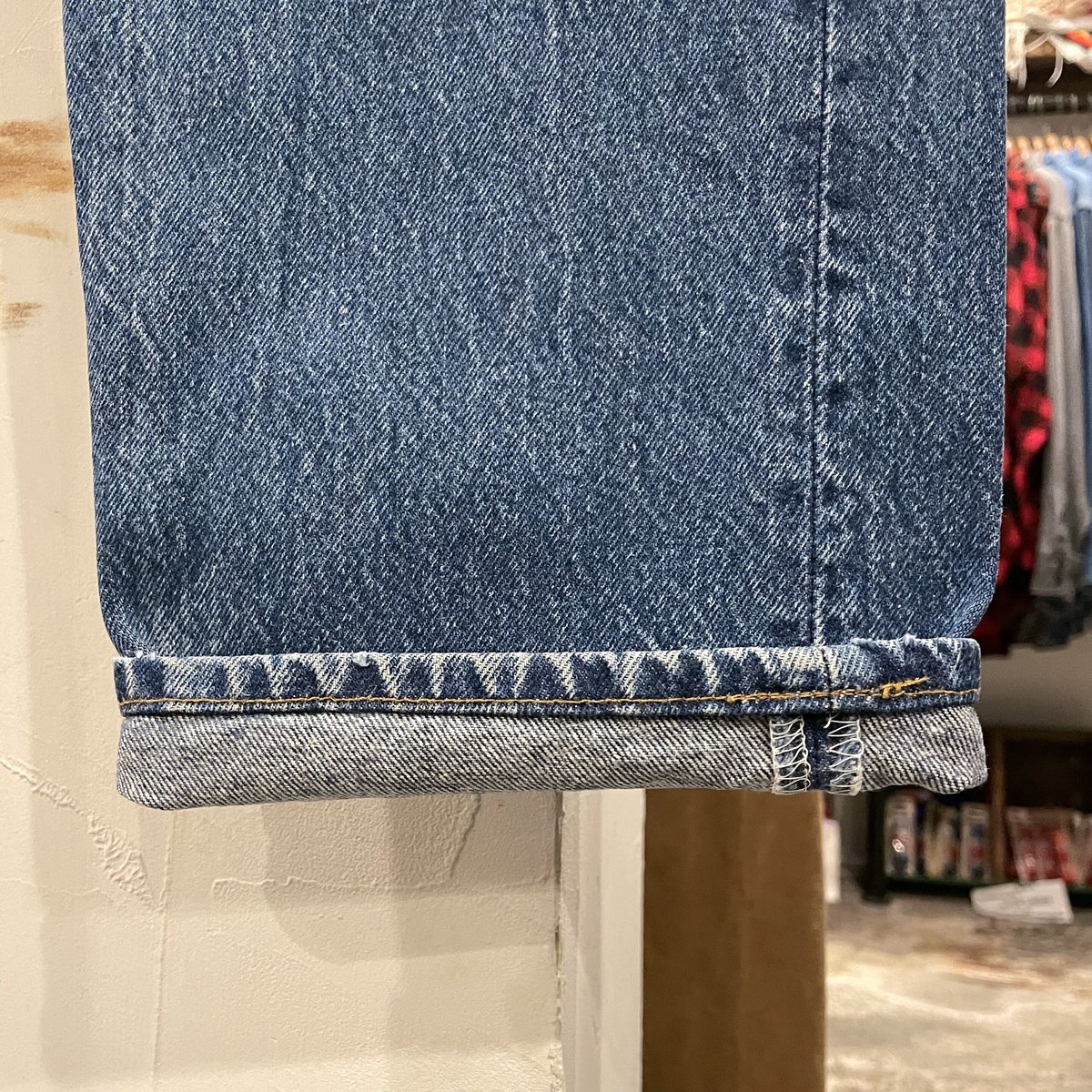 【希少】80s Levi's リーバイス501 80後期 ナイロンフット 80s Levi's 501 リーバイス デニムパンツ ナイロンフットボタン