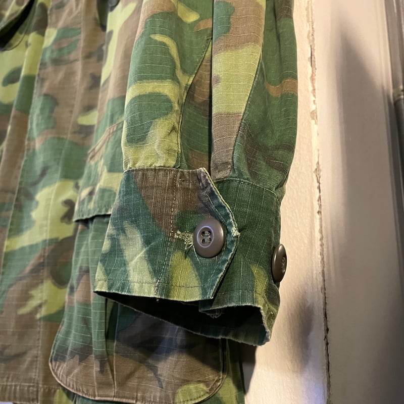 ＵＳーＡＲＭＹ　ジャングルファティーグ　グリーンリーフ　M-Sサイズ　状態良好 USーARMY ジャングルファティーグ グリーンリーフ M-S