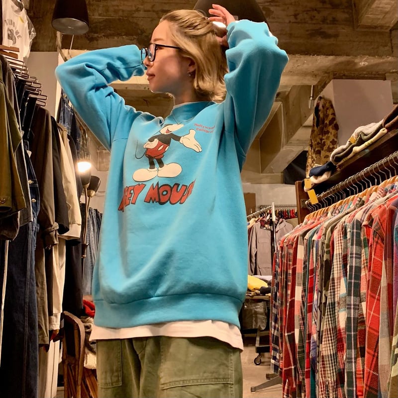 80s Vintage Sweat ミッキースウェット ディズニー (S1838) | DUFF