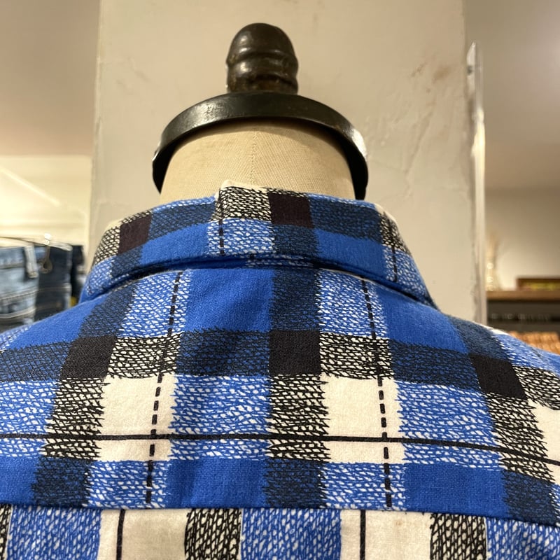 50s Norwood プリントネルシャツ DEAD STOCK オープンカラー 50s Norwood プリントネルシャツ DEAD STOCK オープンカラー
