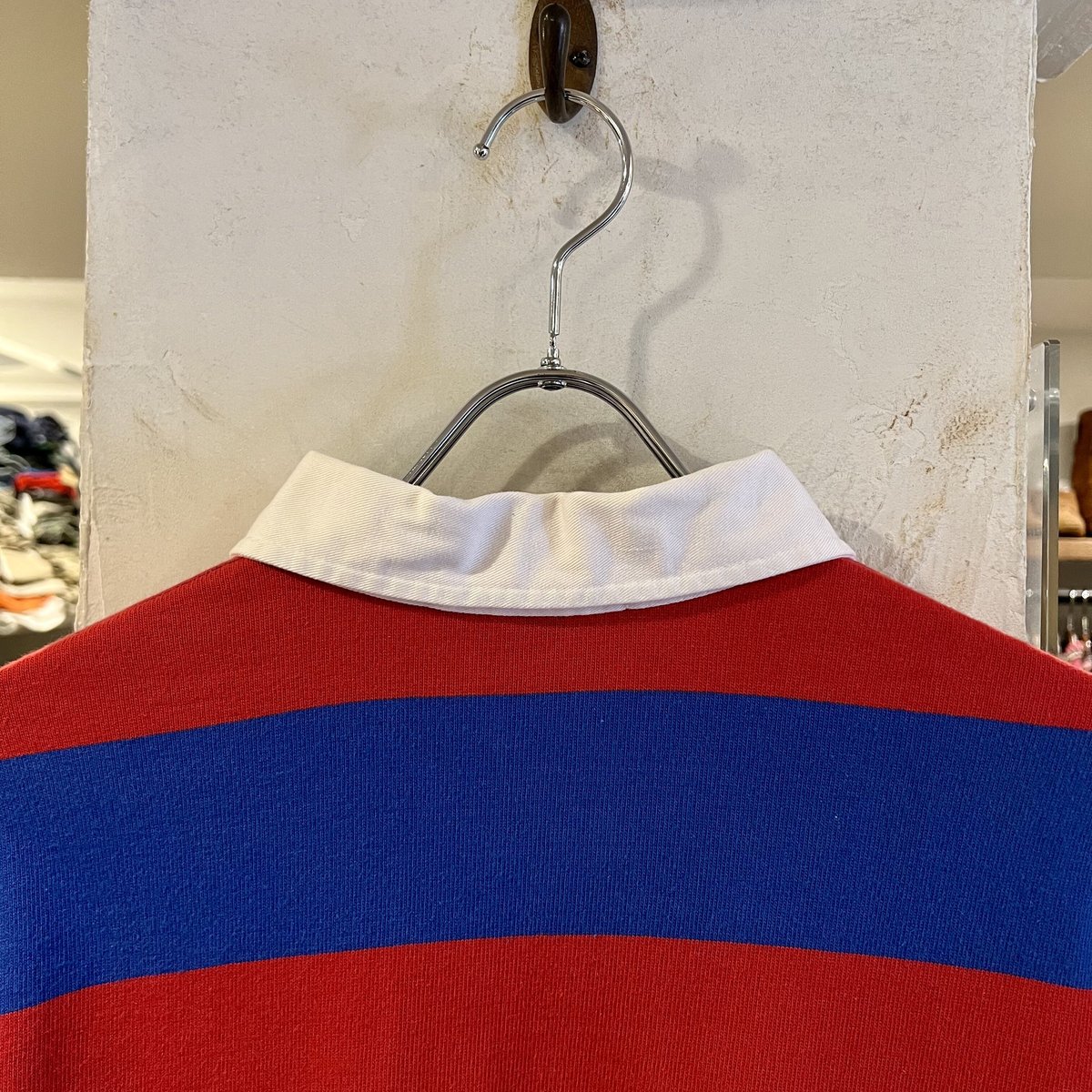 POLO by Ralph Lauren L/Sラガーシャツ ラルフローレン ボーダー柄 レッ
