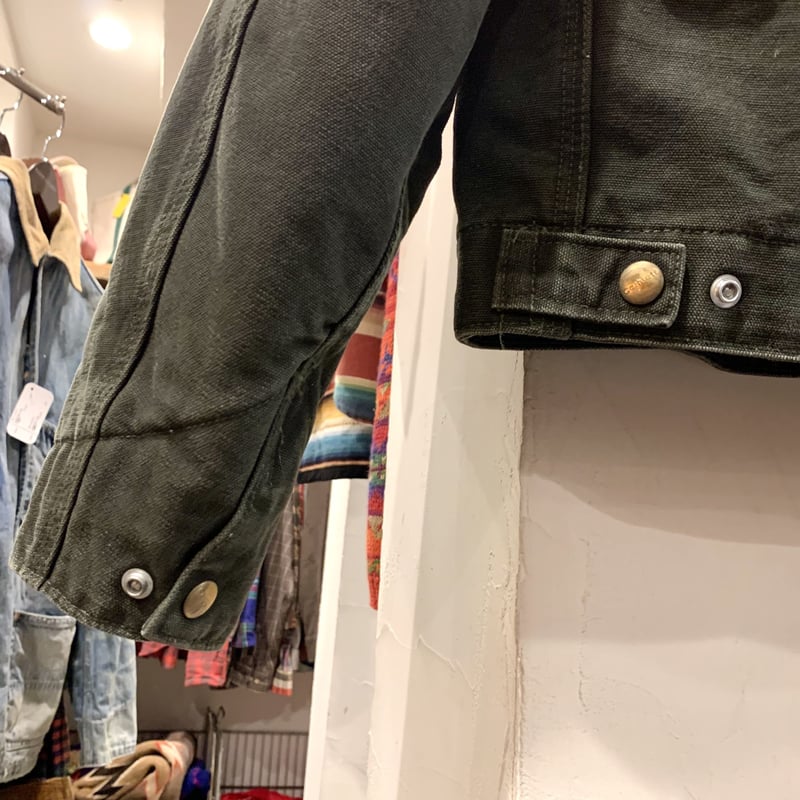 Carhartt デトロイトジャケット ダック地 ワークジャケット モス Carhartt デトロイトジャケット ダック地 ワークジャケット モス