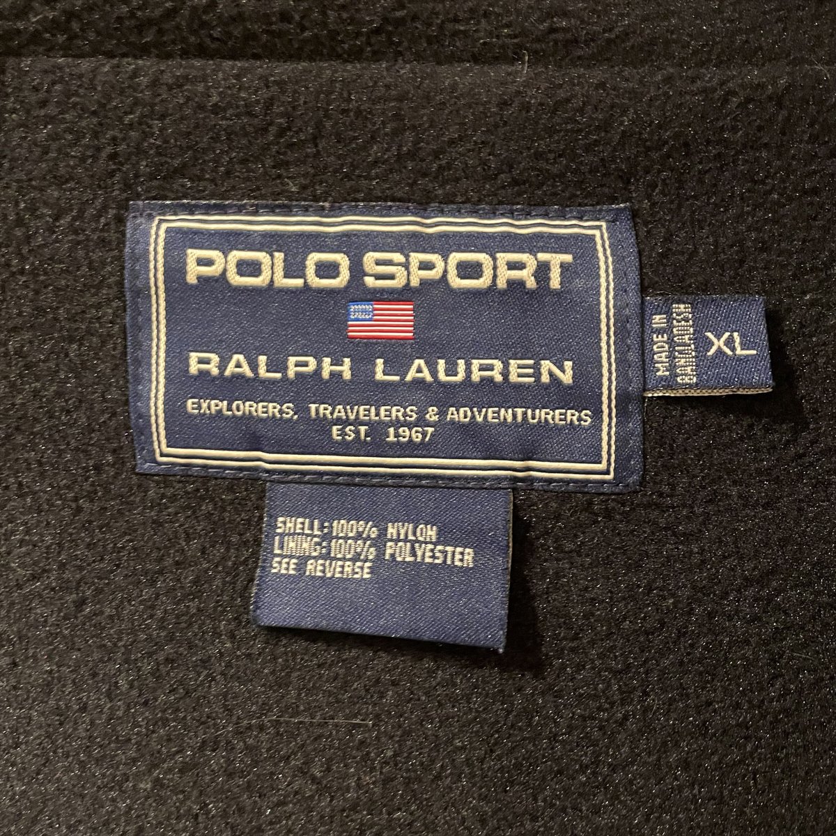 90s POLO SPORT RALPH LAUREN ナイロンジャケット フリースライナー