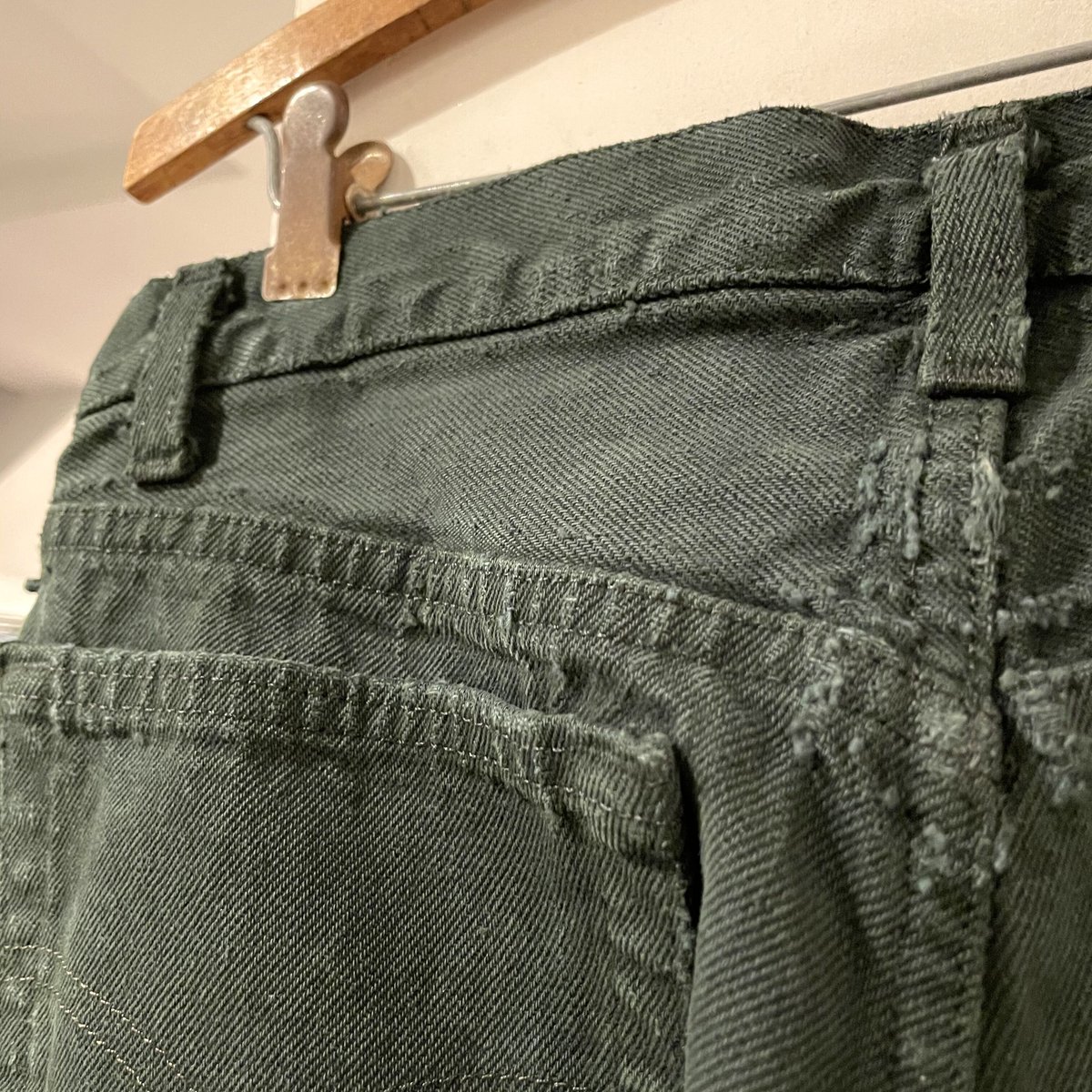 Levi's 501 90年代 リーバイス501 後染めグリーンデニム USA製 Levi's 501 90年代 リーバイス501 後染めグリーンデニム USA製