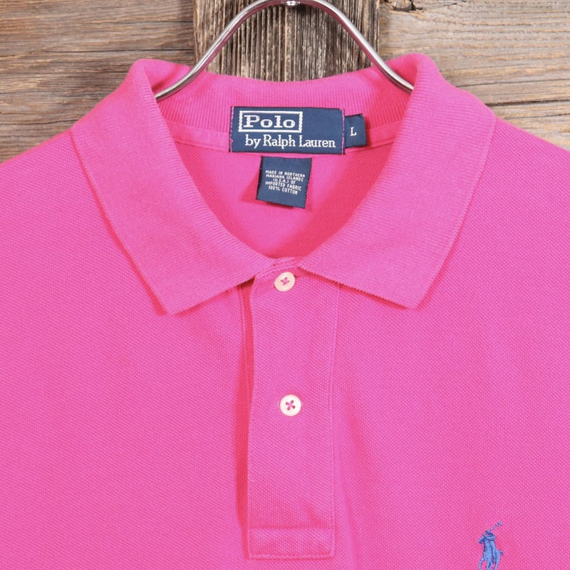 ポロラルフローレン　ワンポイントピンクポロシャツ POLO RALPH LAUREN (ポロラルフローレン) ワンポイント 半袖