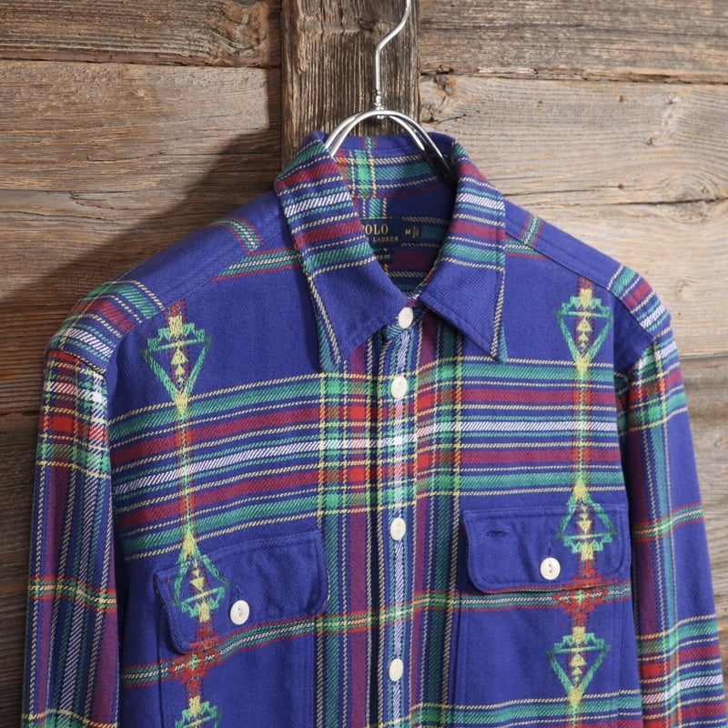 Polo Ralph Lauren ロングスリーブ ネルシャツ ポロラルフローレン