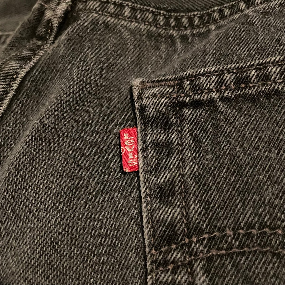 00s Levi's 501 後染め ブラックデニムパンツ 36×29 2001年 (S448 00s Levi's 501 後染め ブラックデニムパンツ 36×29 2001年 (S448