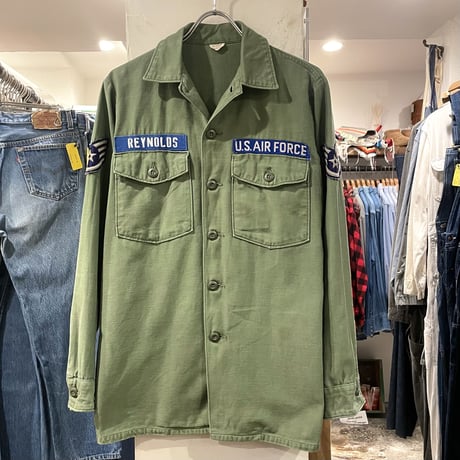 ユーティリティシャツU.S.ARMY UTILITY SHIRT OG-107 Vintage 1963 Vietnam War US Army OG-107 Utility Shirt