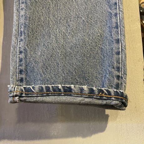 80s　Levi’s 505 0217　デニムパンツ　33×31　黒カン　内股シングル　裾チェーンステッチ　42 TALON ZIP　ボタン裏 16　USA製　1980年　(S3626)