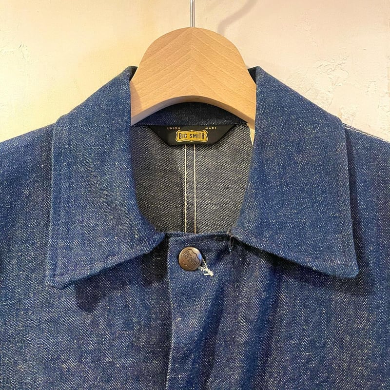 BIG SMITH 70s UNION MADE DEAD STOCK デニムカバーオール デ BIG SMITH 70s UNION MADE DEAD STOCK デニムカバーオール デ