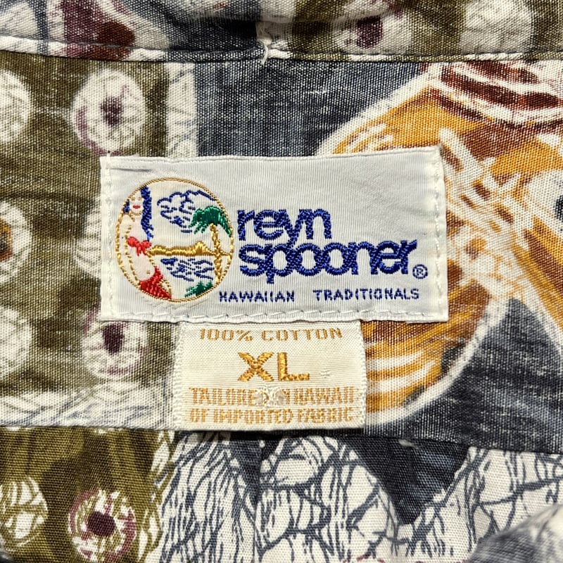 90s reyn spooner ハワイアンシャツ レインスプーナー HAWAII製