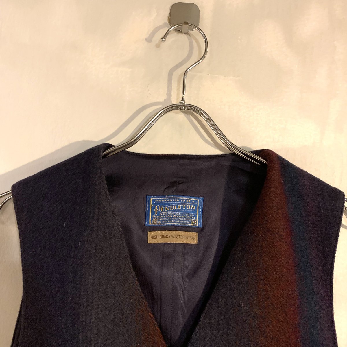 80s PENDLETON ウールベスト USA製 ペンドルトン (S1834) | DUFF 80s PENDLETON ウールベスト USA製 ペンドルトン (S1834) | DUFF