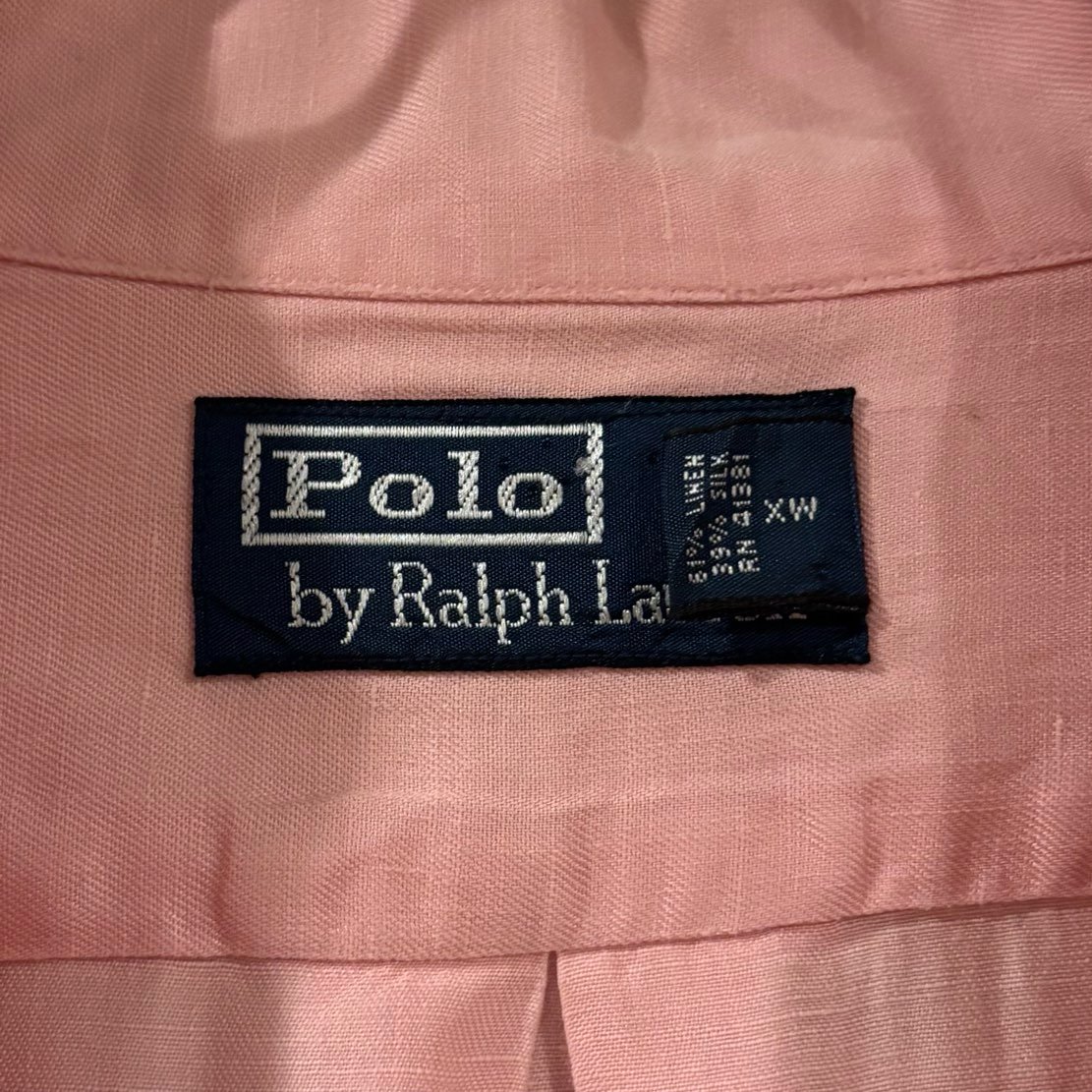 Polo by Ralph Lauren L/Sオープンカラーシャツ ラルフローレン Size