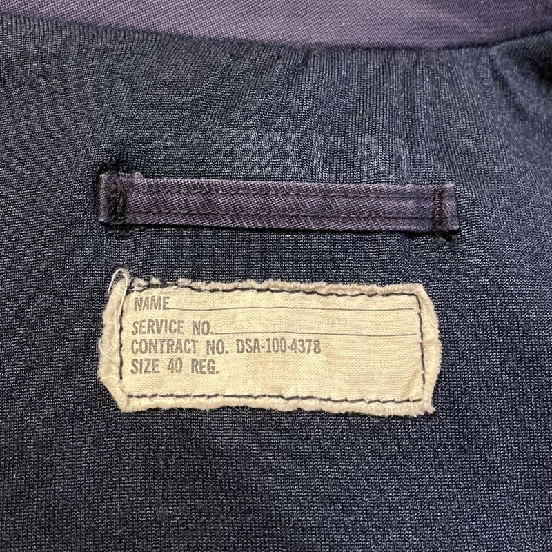 60s US NAVY ユーティリティジャケット SCOVILLE ZIP ミリタリー