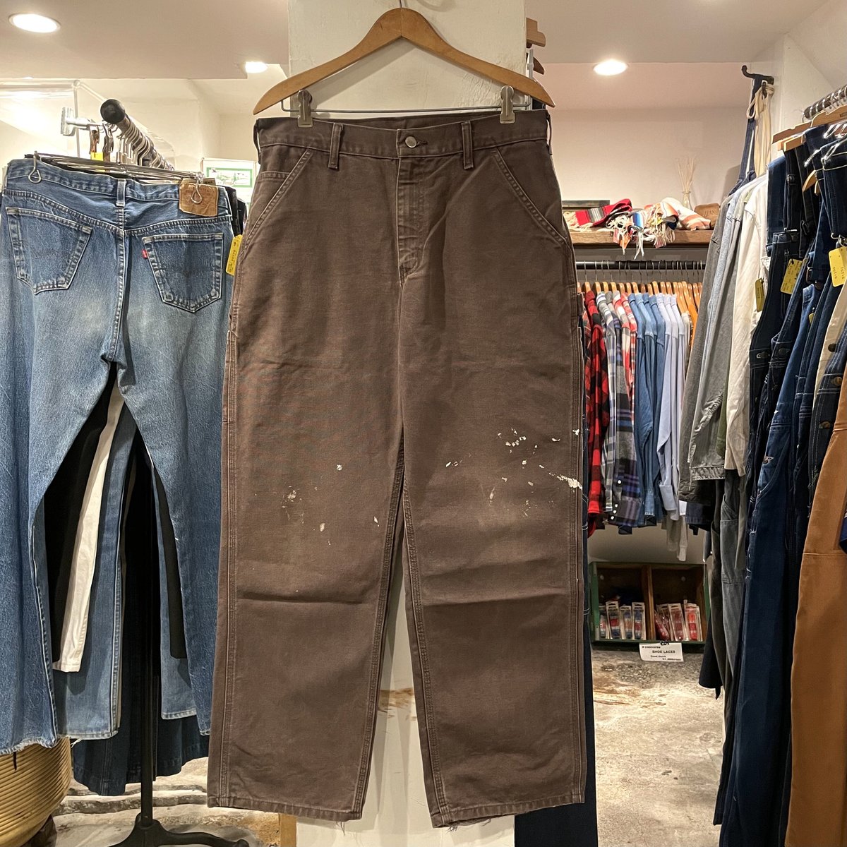 Carhartt ダークブラウン 42X30 ワークパンツ Carhartt ダークブラウン 42X30 ワークパンツ Carhartt