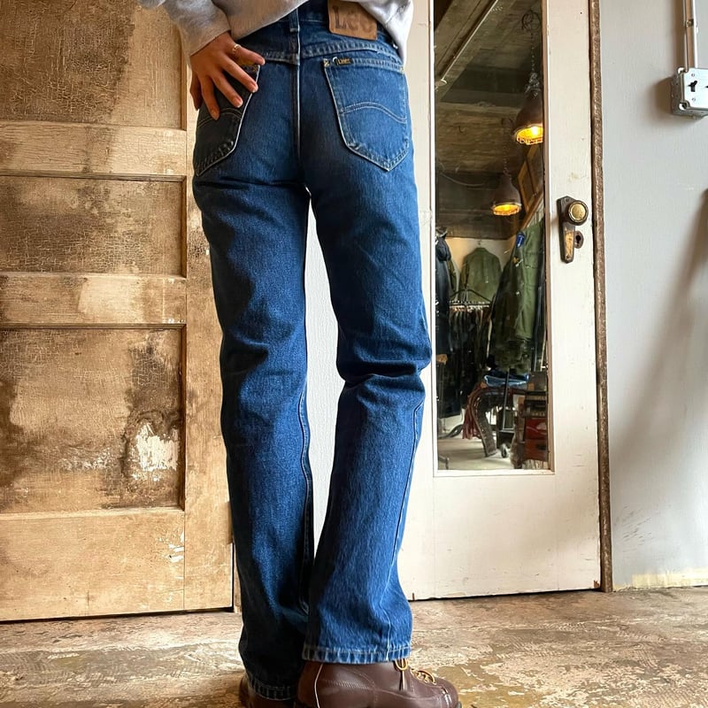 80s Lee 560-0147 ストレートデニムパンツ 27×30½ 42 TALON ZI 80s Lee 560-0147 ストレートデニムパンツ 27×30½ 42 TALON ZI