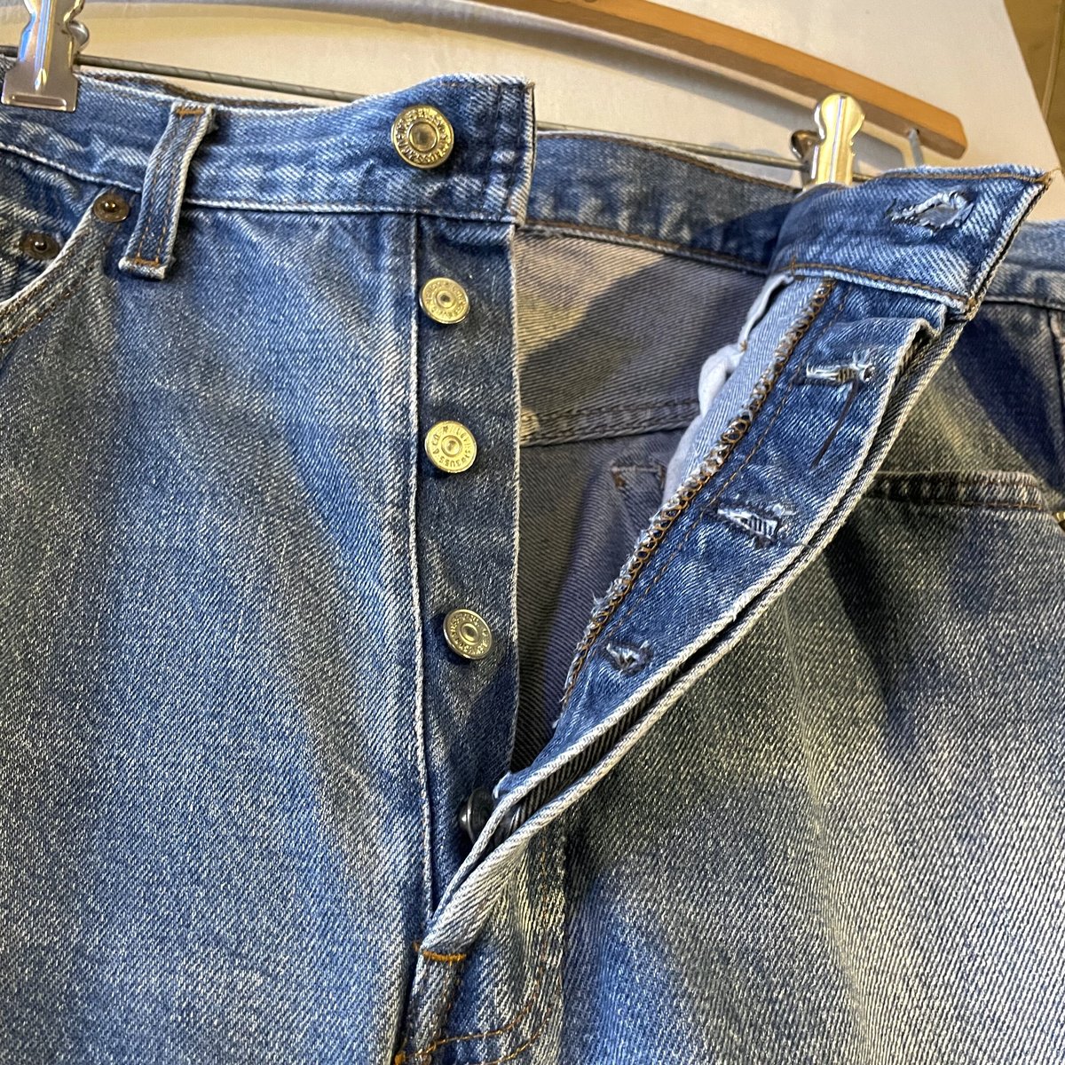 80s Levi's 501 35×33 赤耳 ボタン裏555 ヴィンテージデニム USA製