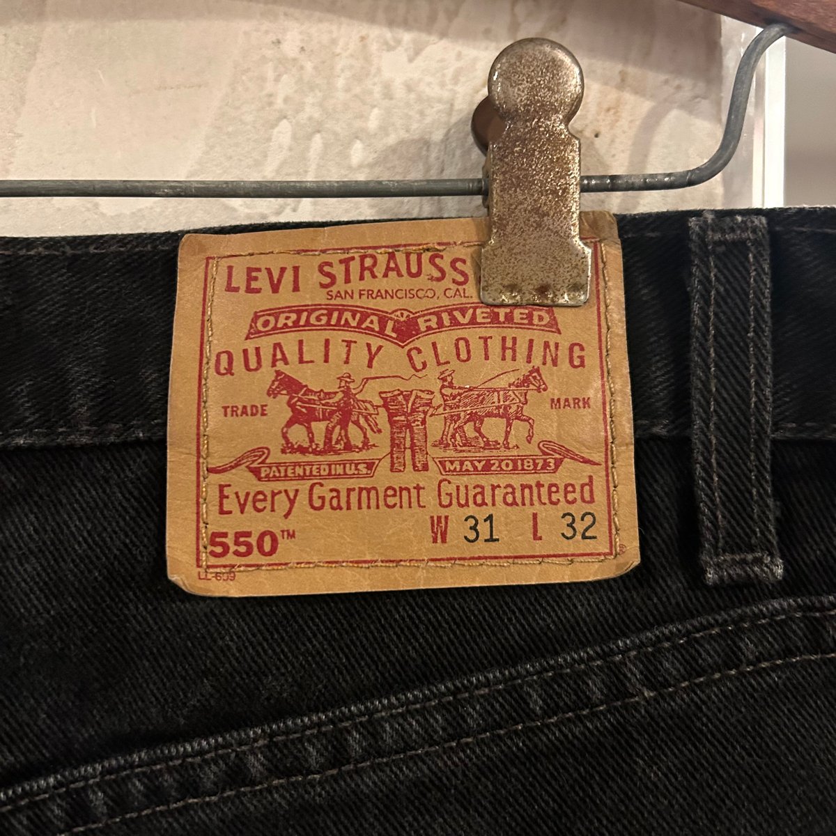 00s Levi's 550 0260 リーバイス ブラックデニムパンツ 31×31 00s Levi's 550 0260 リーバイス ブラックデニムパンツ 31×31