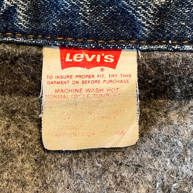 80s Levi's 70506 0316 デニムジャケット USA製 Size 46 ブラン 80s Levi's 70506 0316 デニムジャケット USA製 Size 46 ブラン