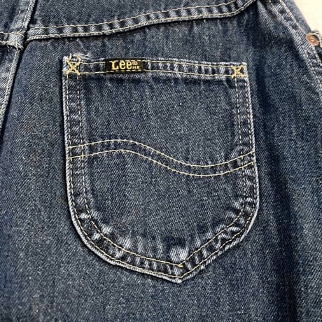 80s　Lee 380-8749　デニムスカート　42TALON ZIP　リベット大文字　USA製　(S2814)