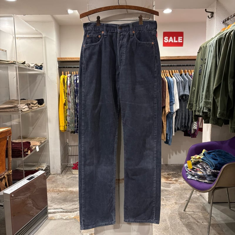 90s Levi's 551 コーデュロイパンツ ユーロ リーバイス ネイビー系 29
