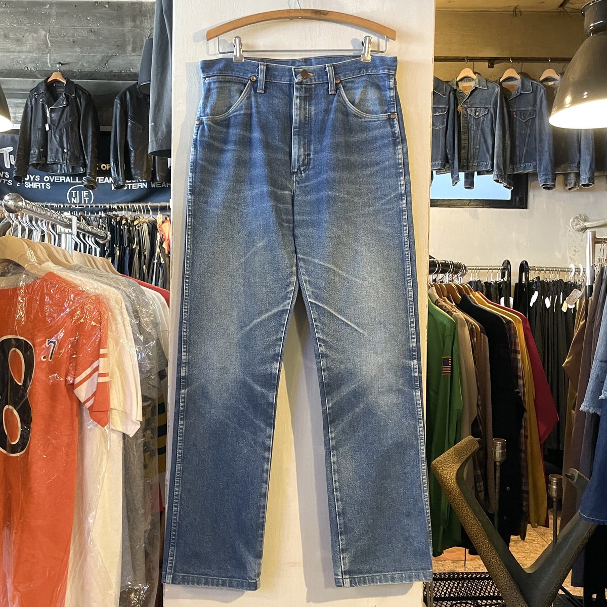 80s Wrangler 13MWZWK 32×31½ USA製 ラングラー ヒゲ ハチノス 80s Wrangler 13MWZWK 32×31½ USA製 ラングラー ヒゲ ハチノス
