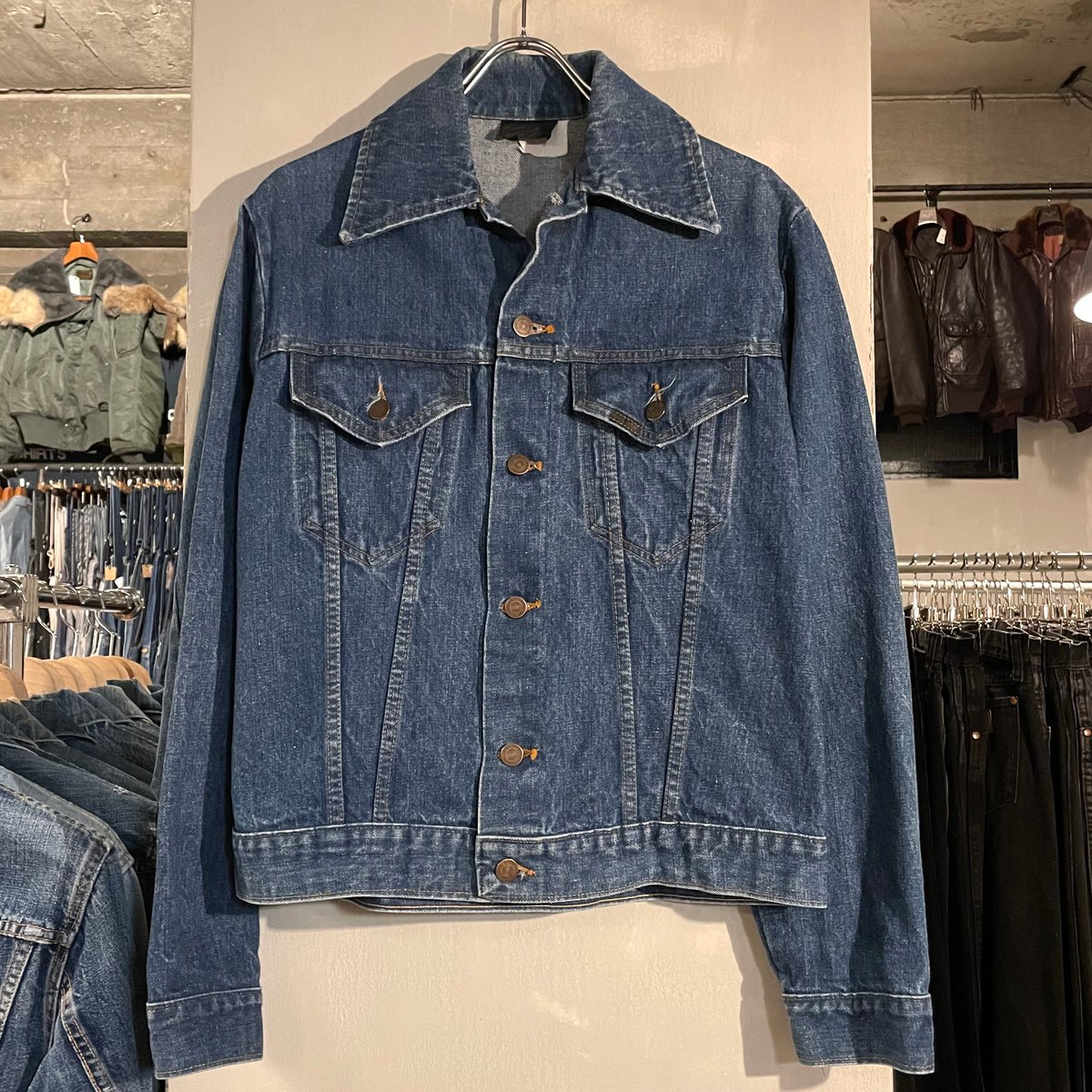 SEARS ROEBUCKS デニムジャケット 40 L 60s 70s 黒タグ SEARS ROEBUCKS デニムジャケット 40 L 60s 70s 黒タグ