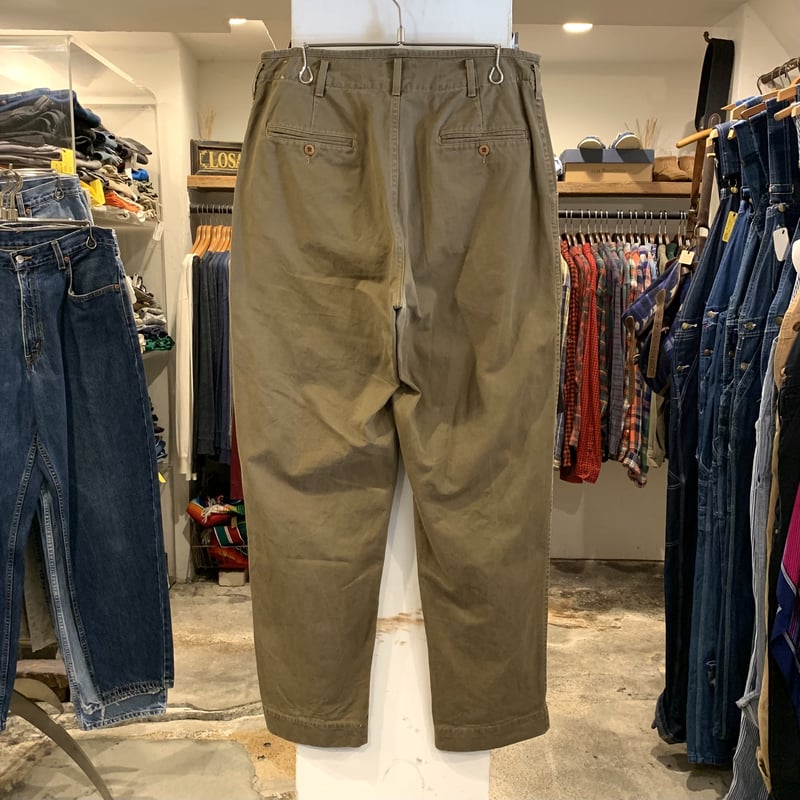 90s RRL ハンティングパンツ ダブルアールエル カーキ 三ツ星 90s RRL ハンティングパンツ ダブルアールエル カーキ 三ツ星