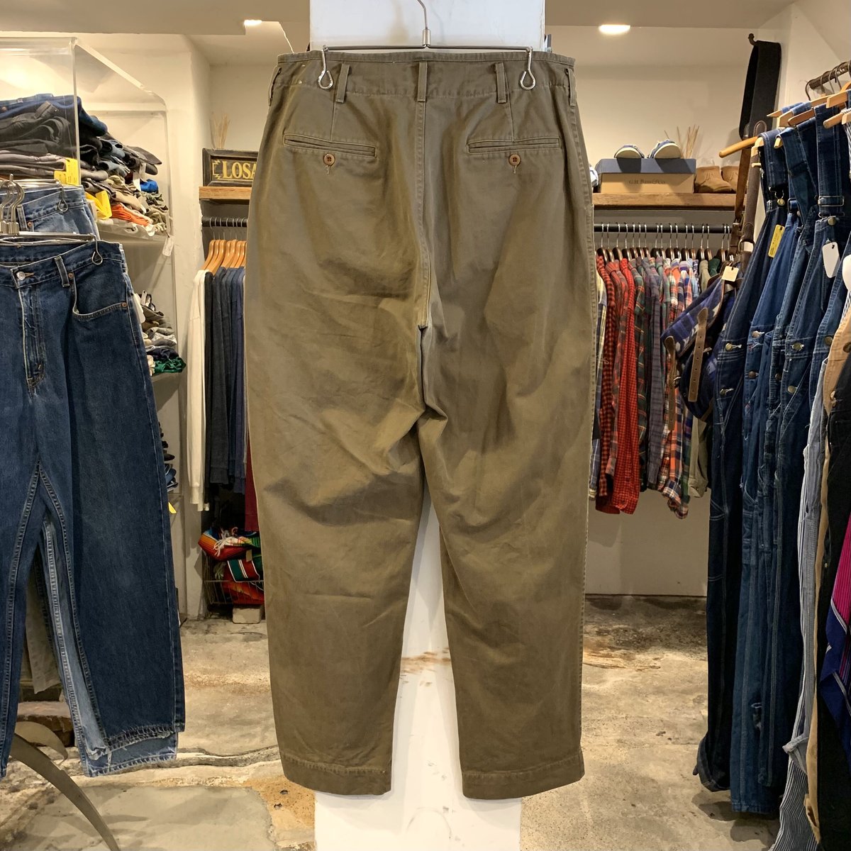 90s RRL ハンティングパンツ ダブルアールエル カーキ 三ツ星 90s RRL ハンティングパンツ ダブルアールエル カーキ 三ツ星