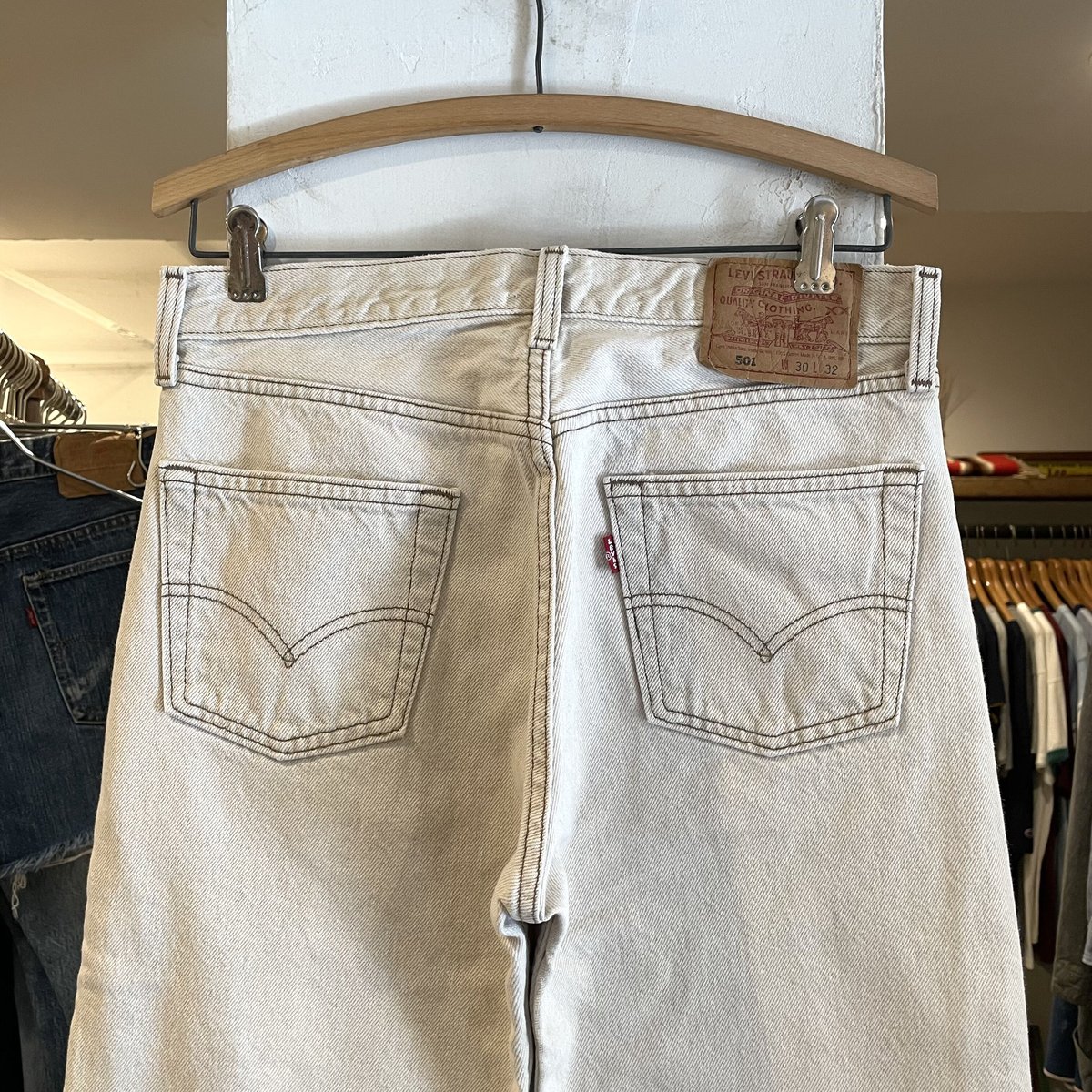 90s Levi's 501-0612 リーバイス501 90年代 カラーデニムパンツ ベージ